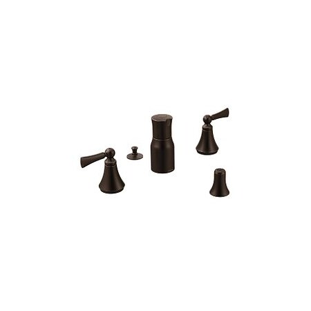 Moen Two-Handle Bidet Faucet Oil Rubbed Bronze T5245ORB
